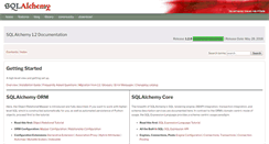 Desktop Screenshot of docs.sqlalchemy.org